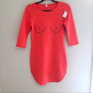 Pink Clove Smile Face Dress